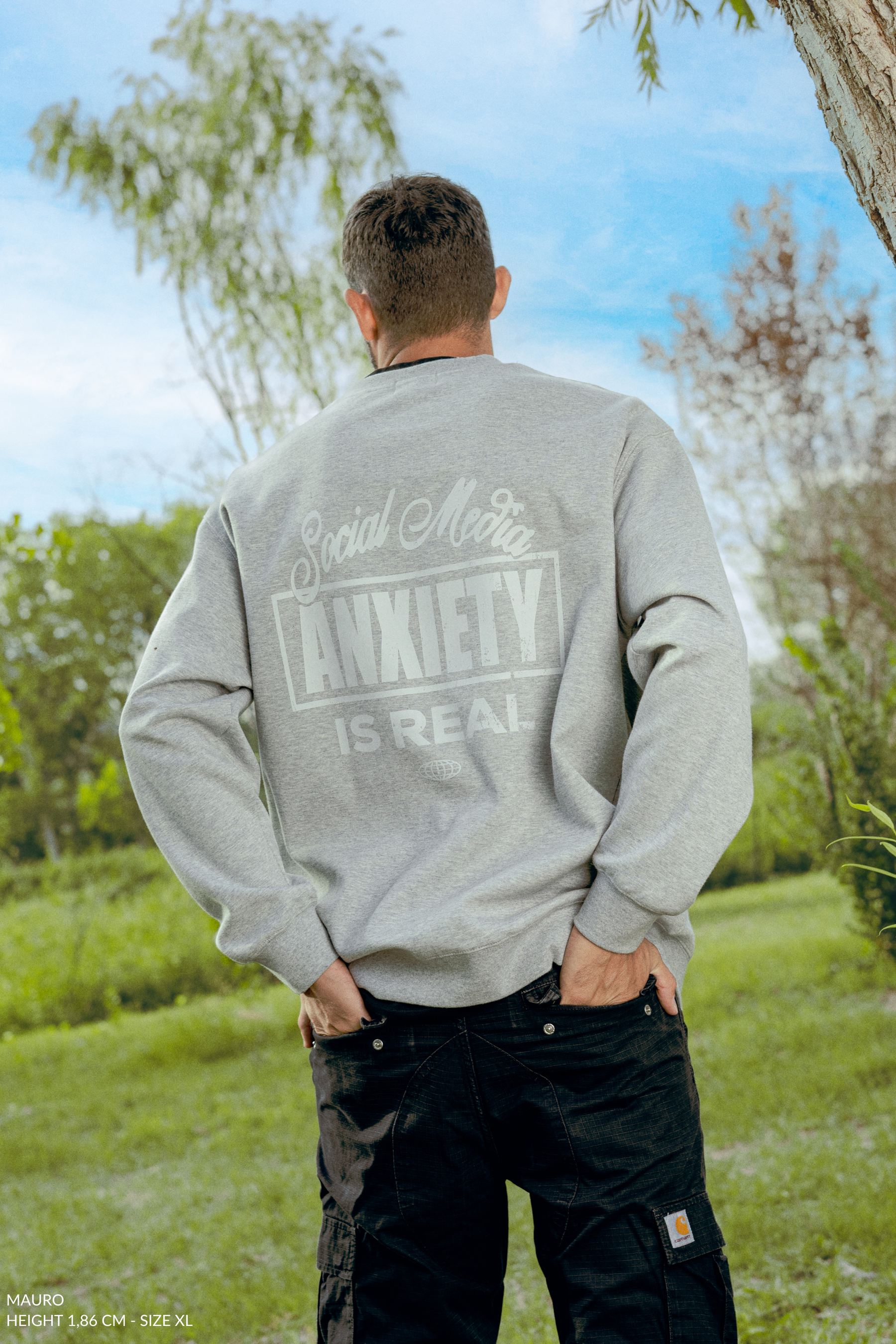 Anxiety is Real Sweatshirt CoastBcn