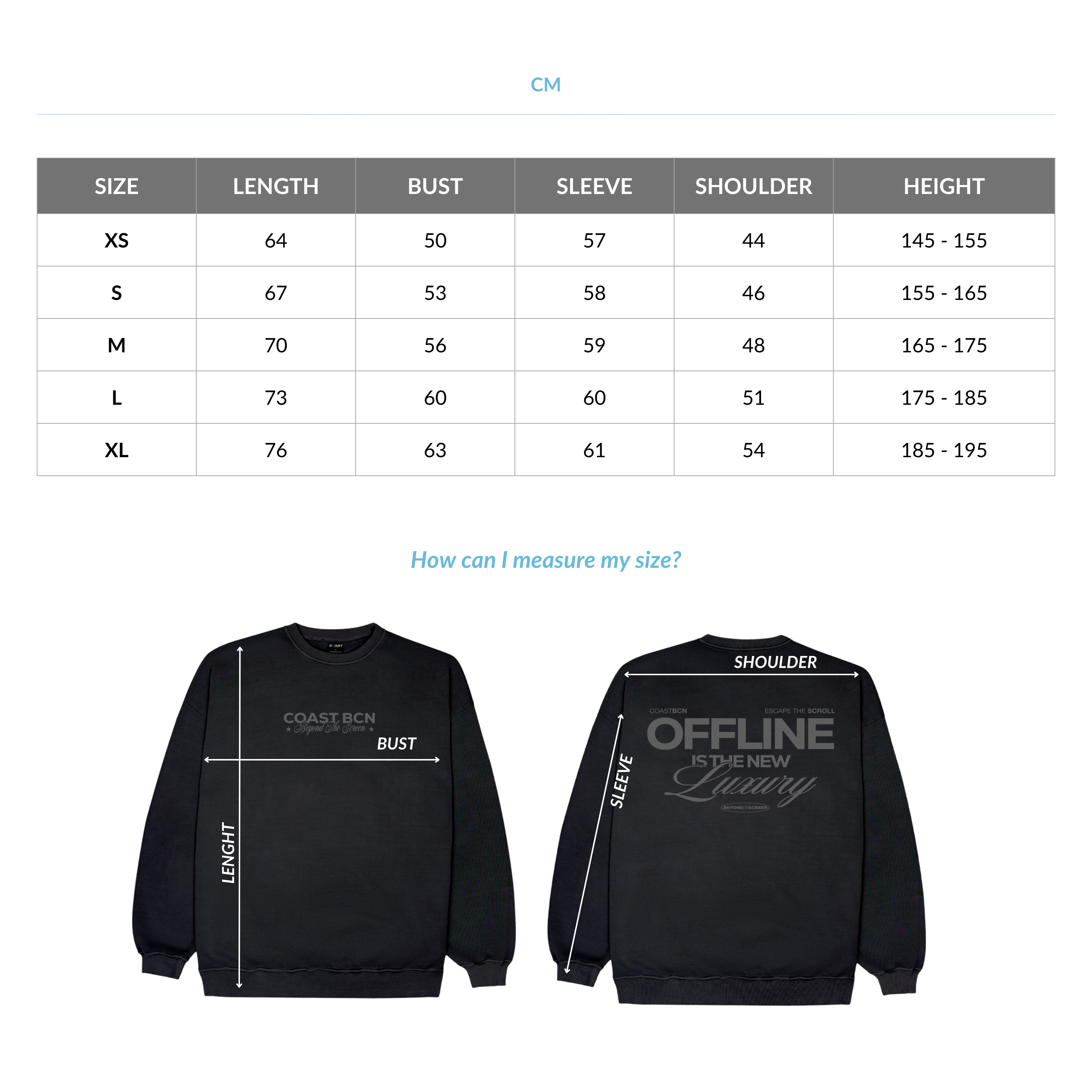 White Disconnect Sweatshirt