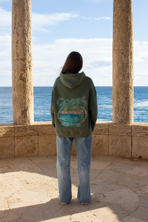 Green Costa Brava Hoodie CoastBcn