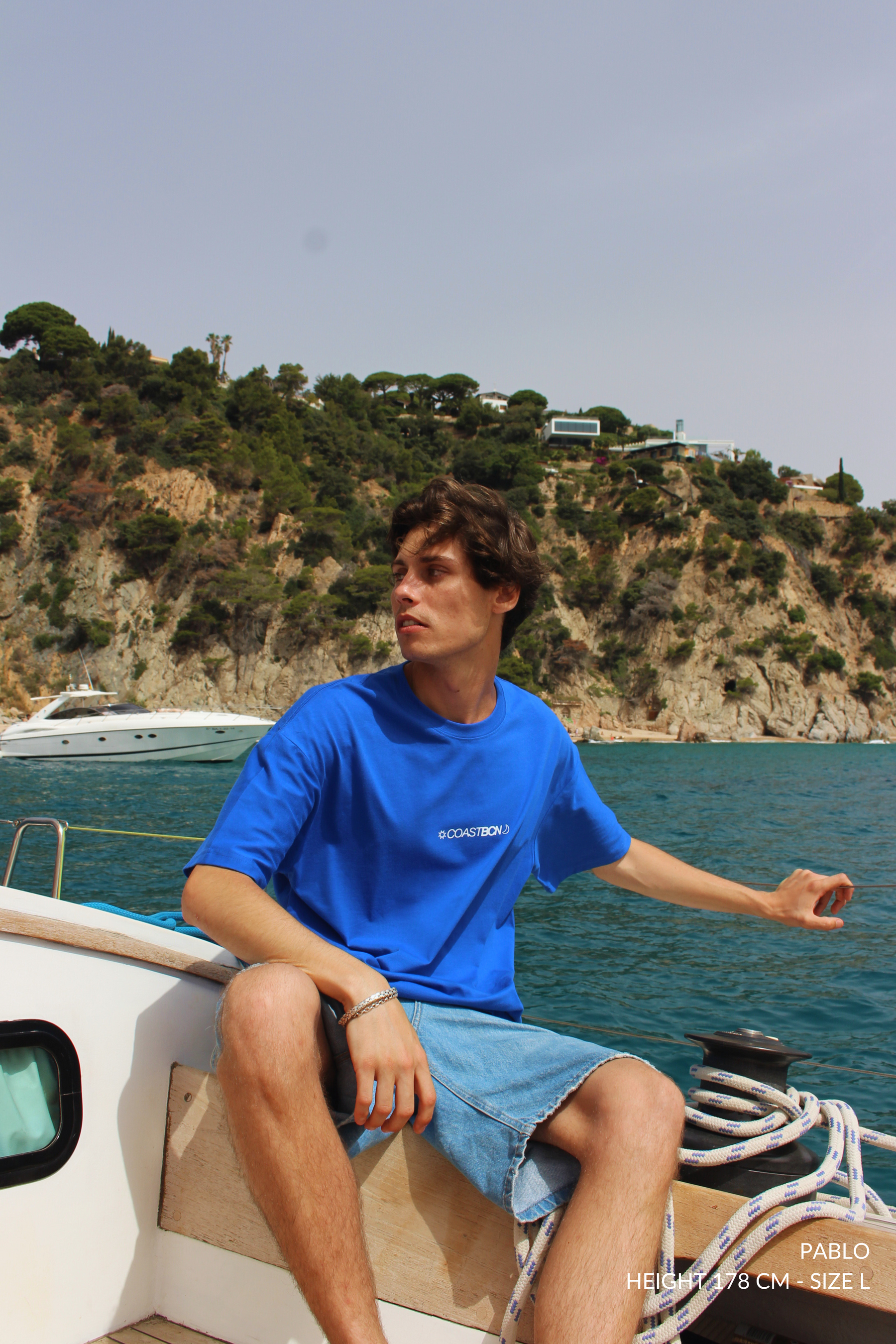 Electric Blue Horizon T-Shirt CoastBcn