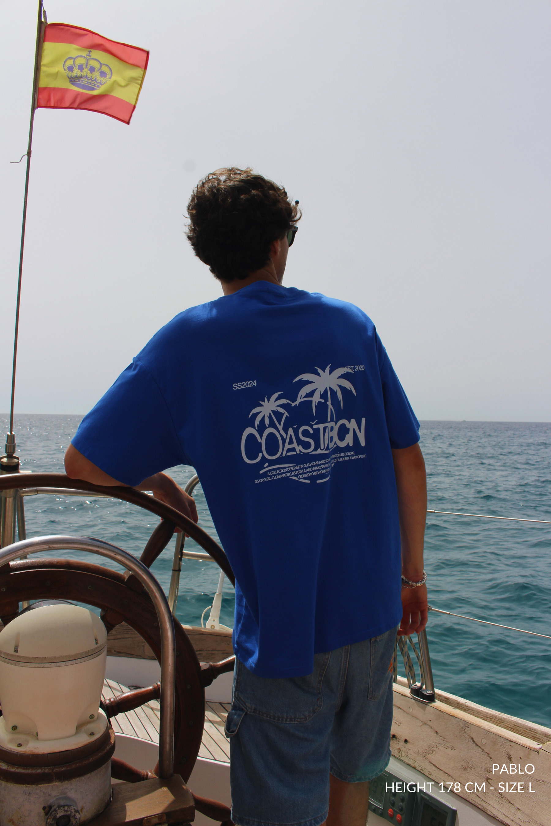 Electric Blue Horizon T-Shirt CoastBcn