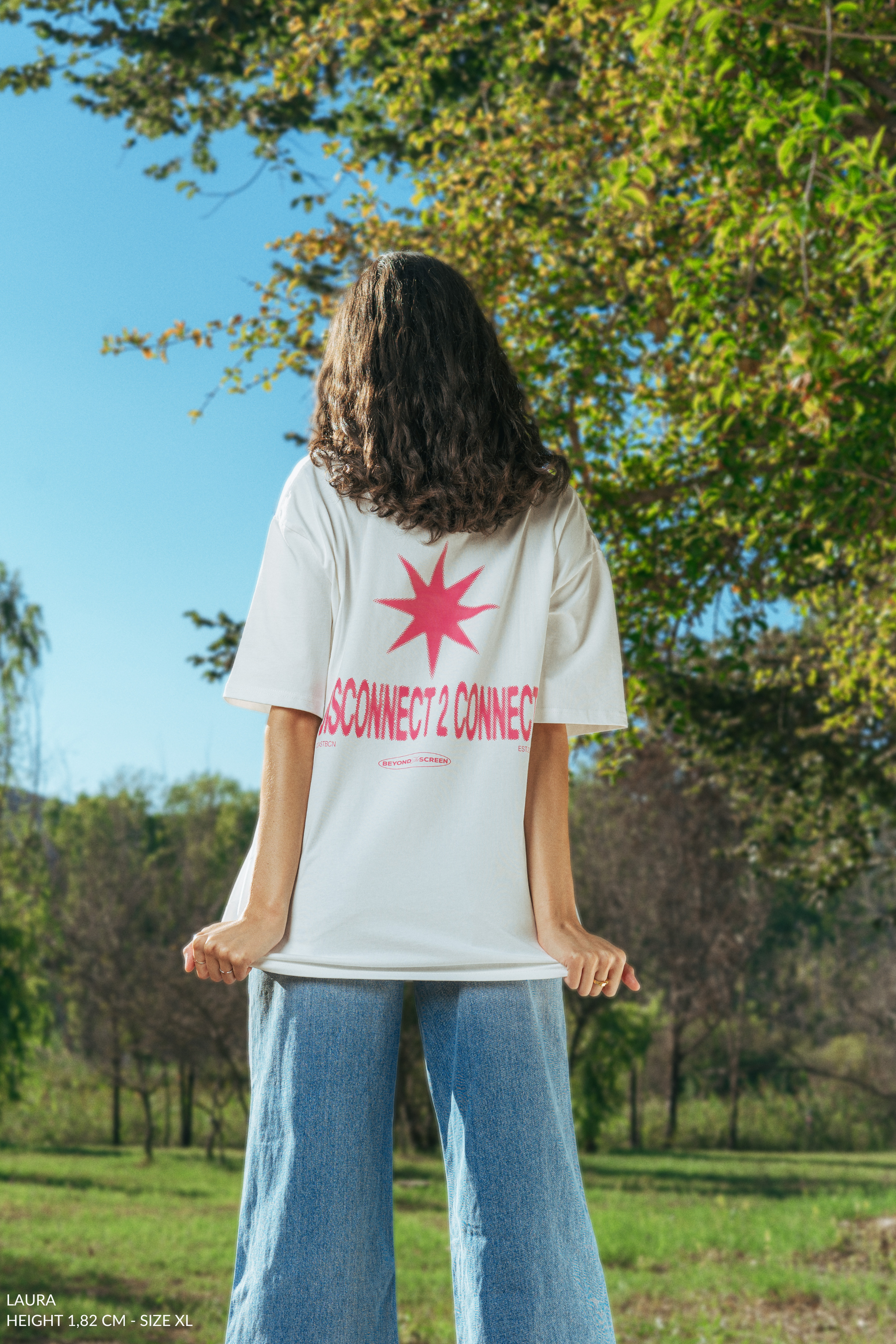 White Disconnect T-shirt CoastBcn