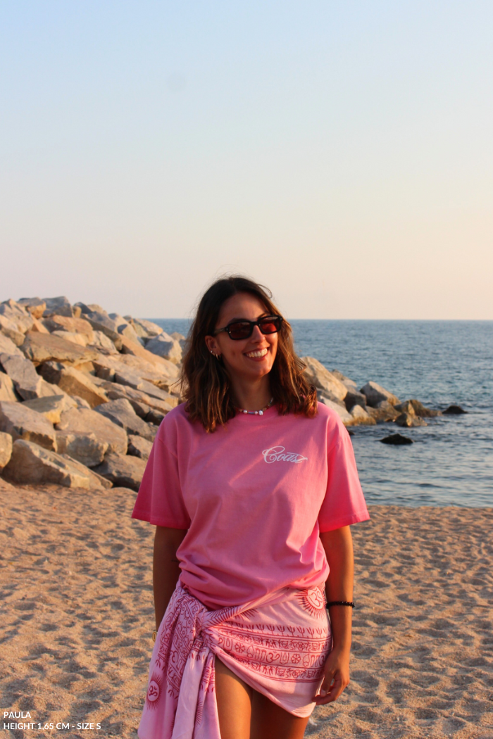 Pink Sunset Bloom T-shirt CoastBcn