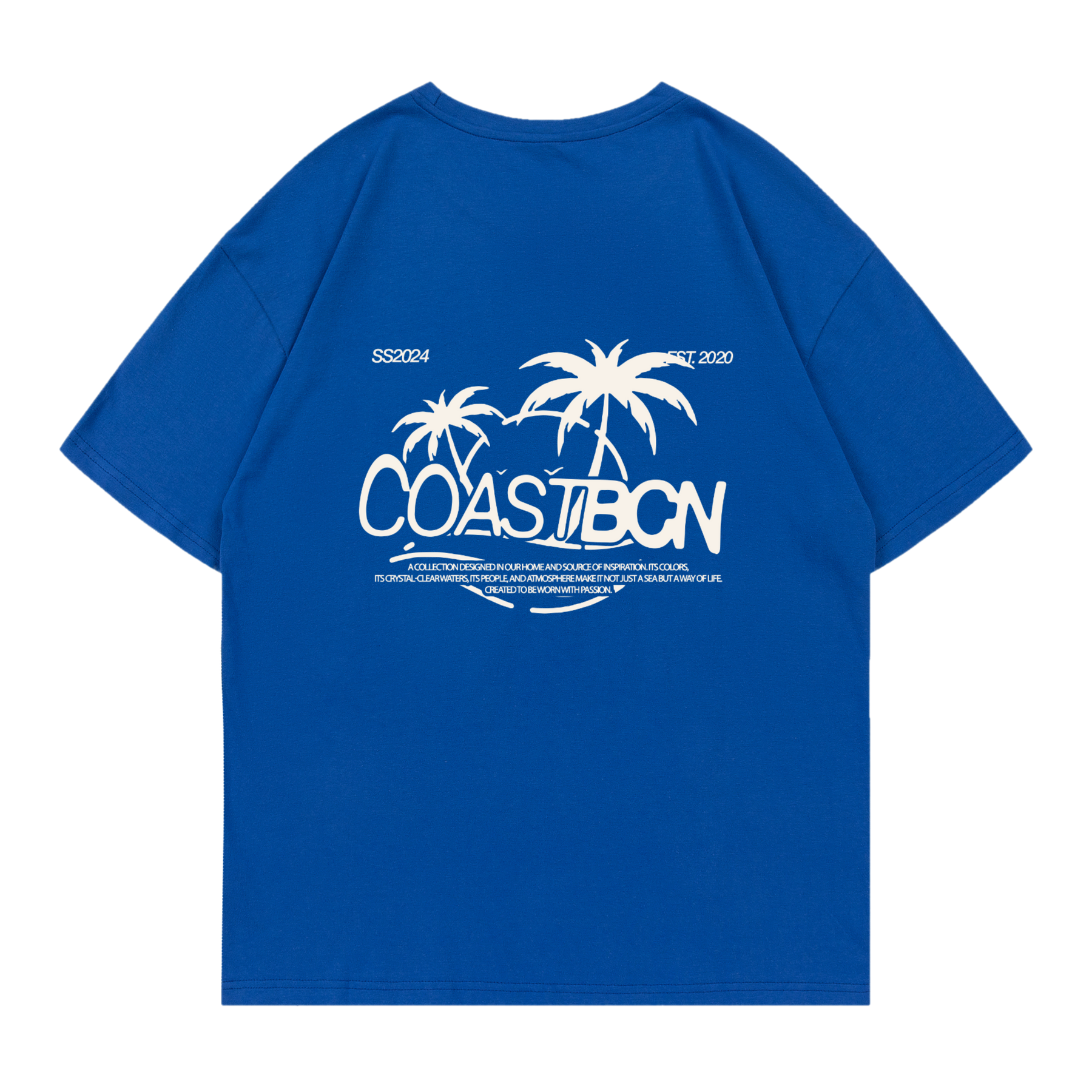 Electric Blue Horizon T-Shirt CoastBcn