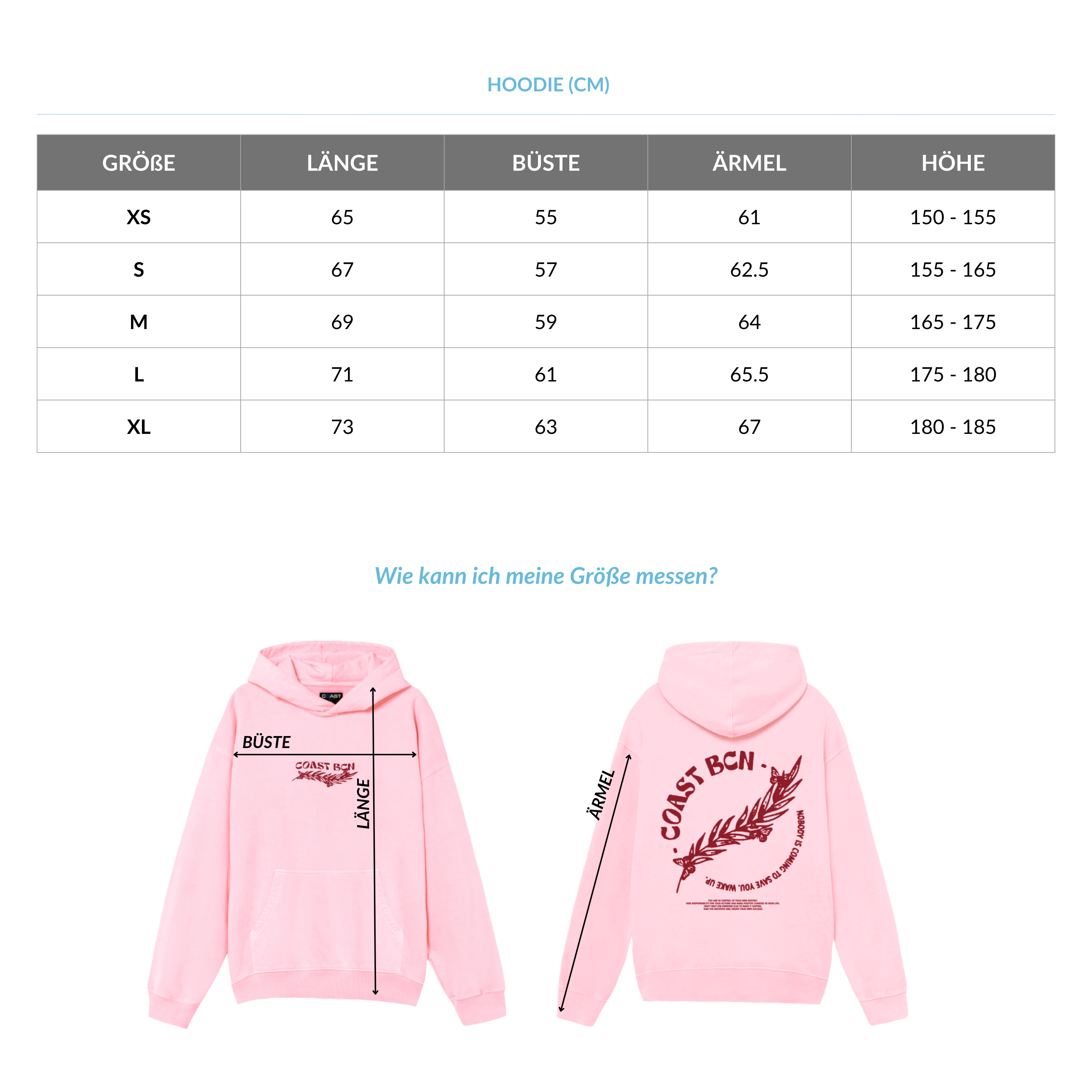 Pink Coast Lovers Hoodie