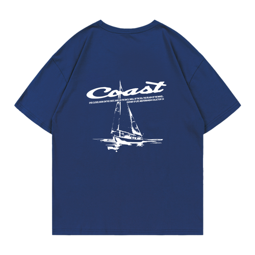 Navy Blue Velero T-Shirt CoastBcn