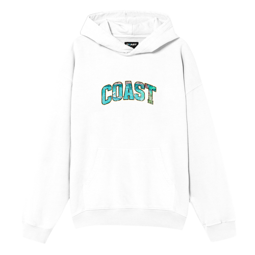 White Costa Brava Hoodie CoastBcn