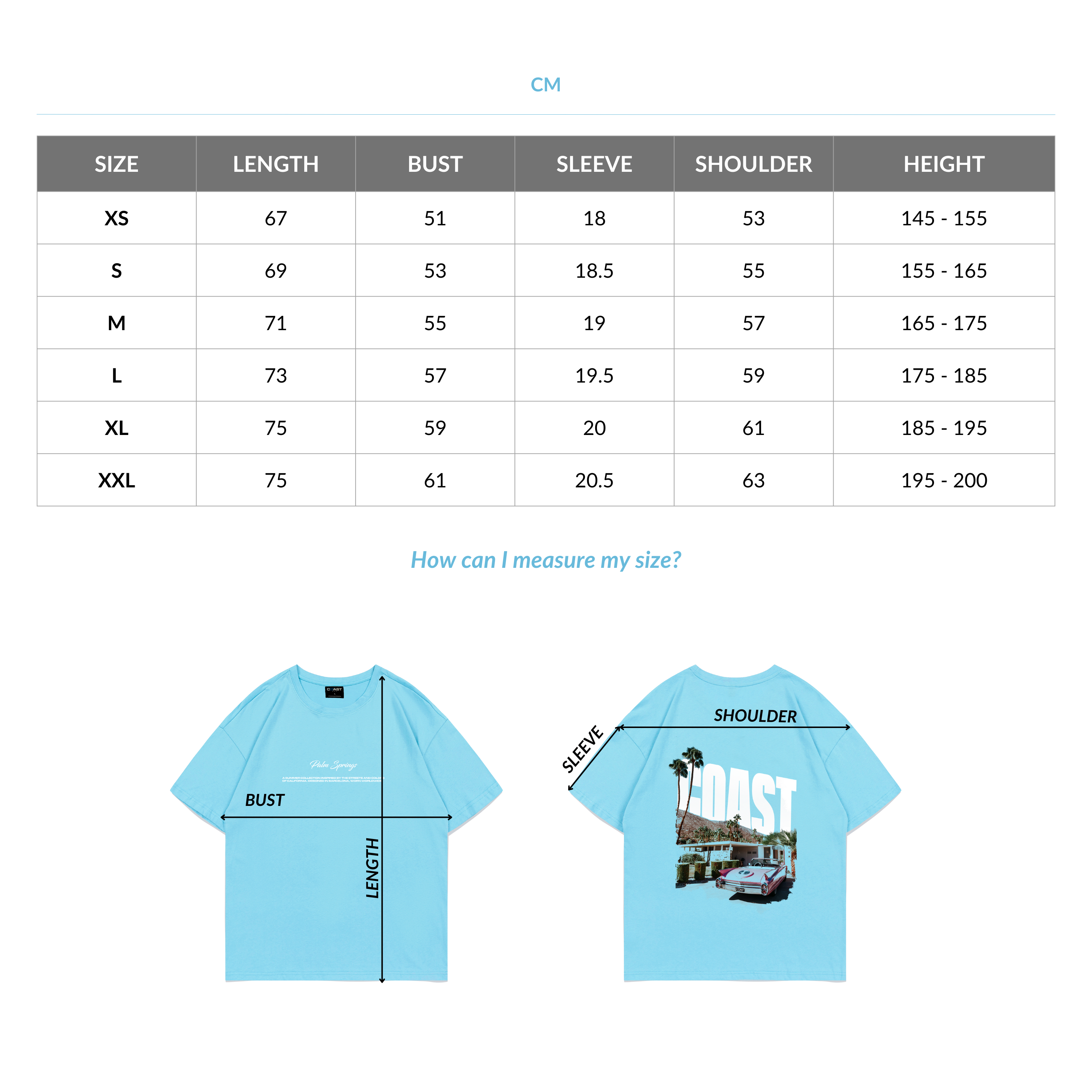 Electric Blue Horizon T-Shirt