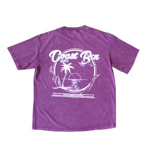 Purple Surf Club T-shirt CoastBcn