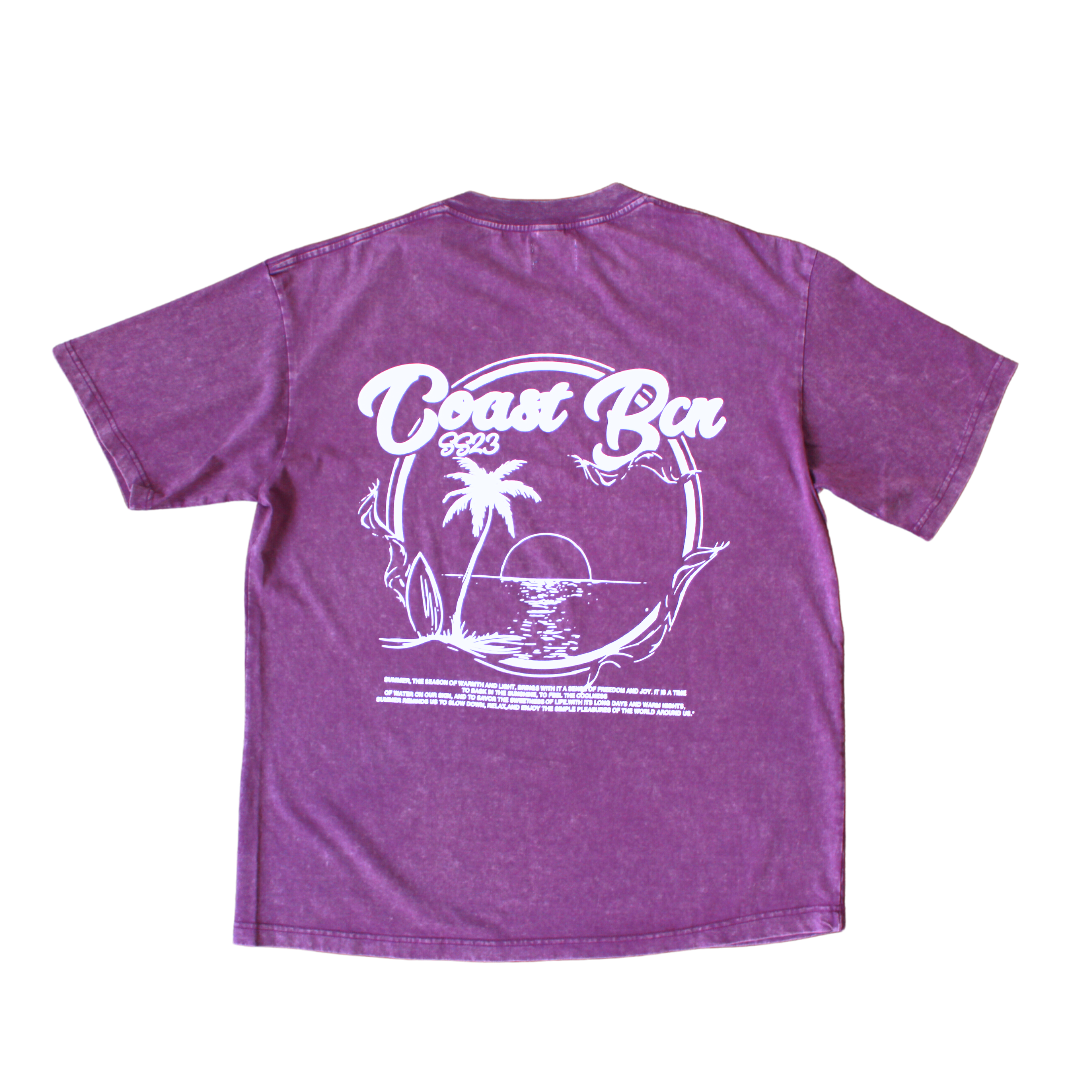 Purple Surf Club T-shirt CoastBcn