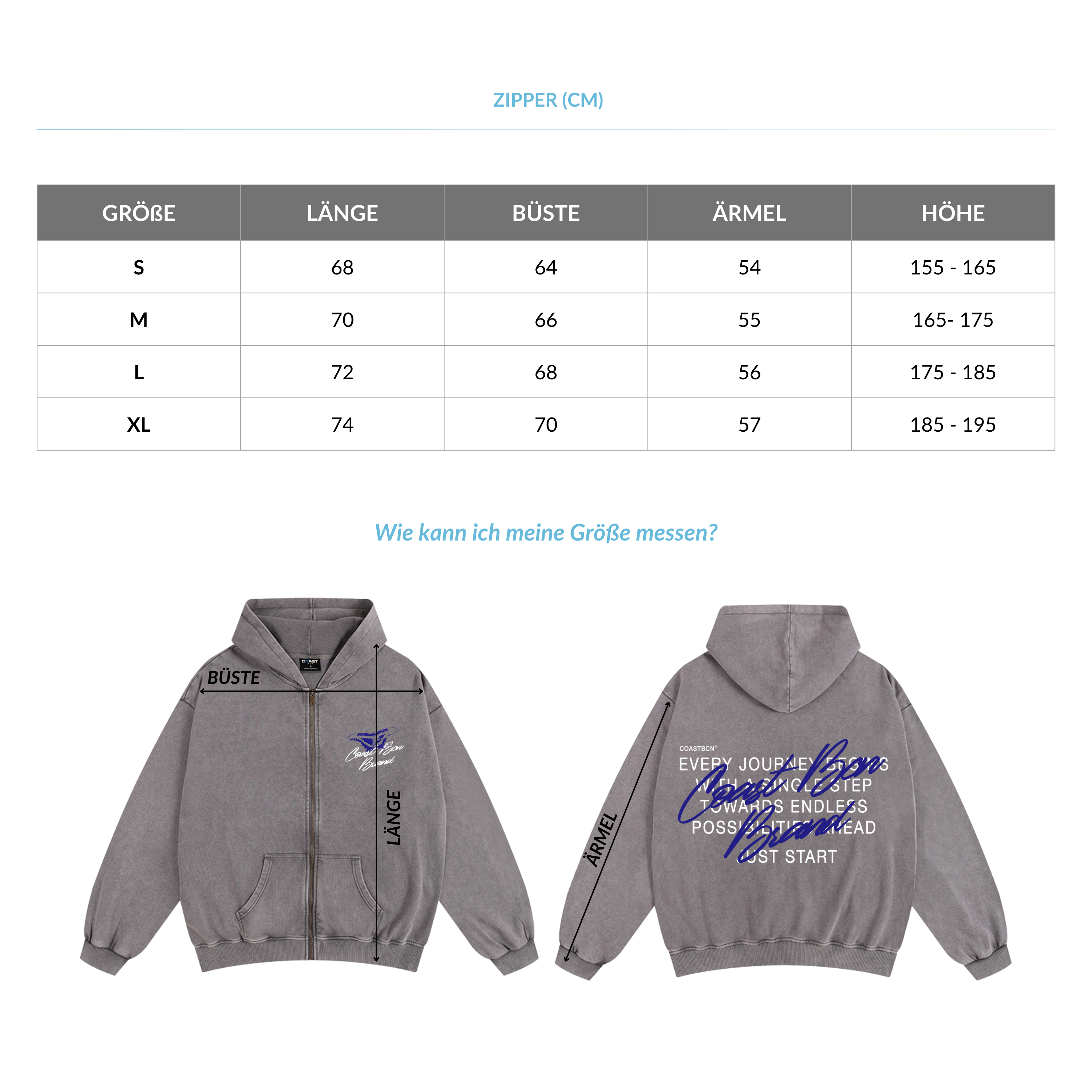 Comfort Ends Zipper