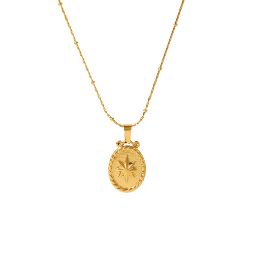 Gold Star Necklace CoastBcn