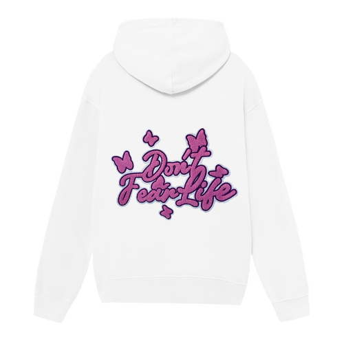 White Don't Fear Hoodie CoastBcn