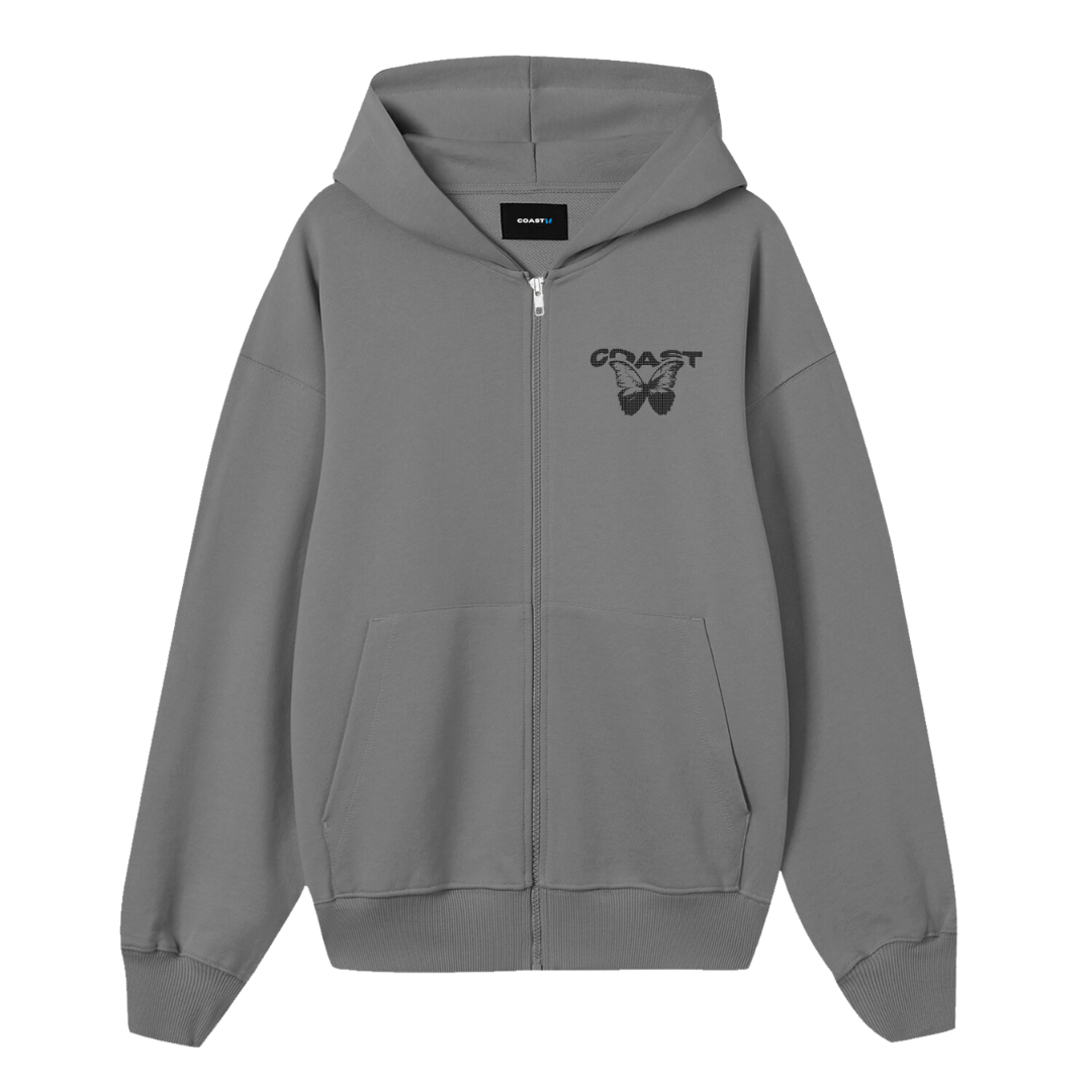 Gray Half Tone Zipper CoastBcn