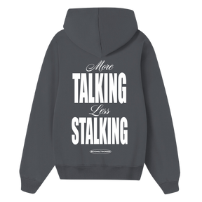 Gray Less Stalking Hoodie CoastBcn