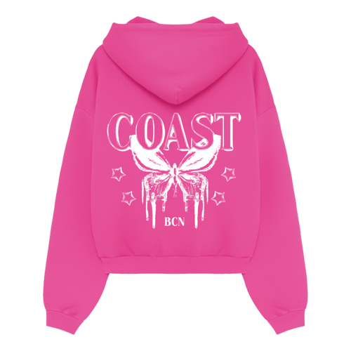 Pink Flake Hoodie CoastBcn