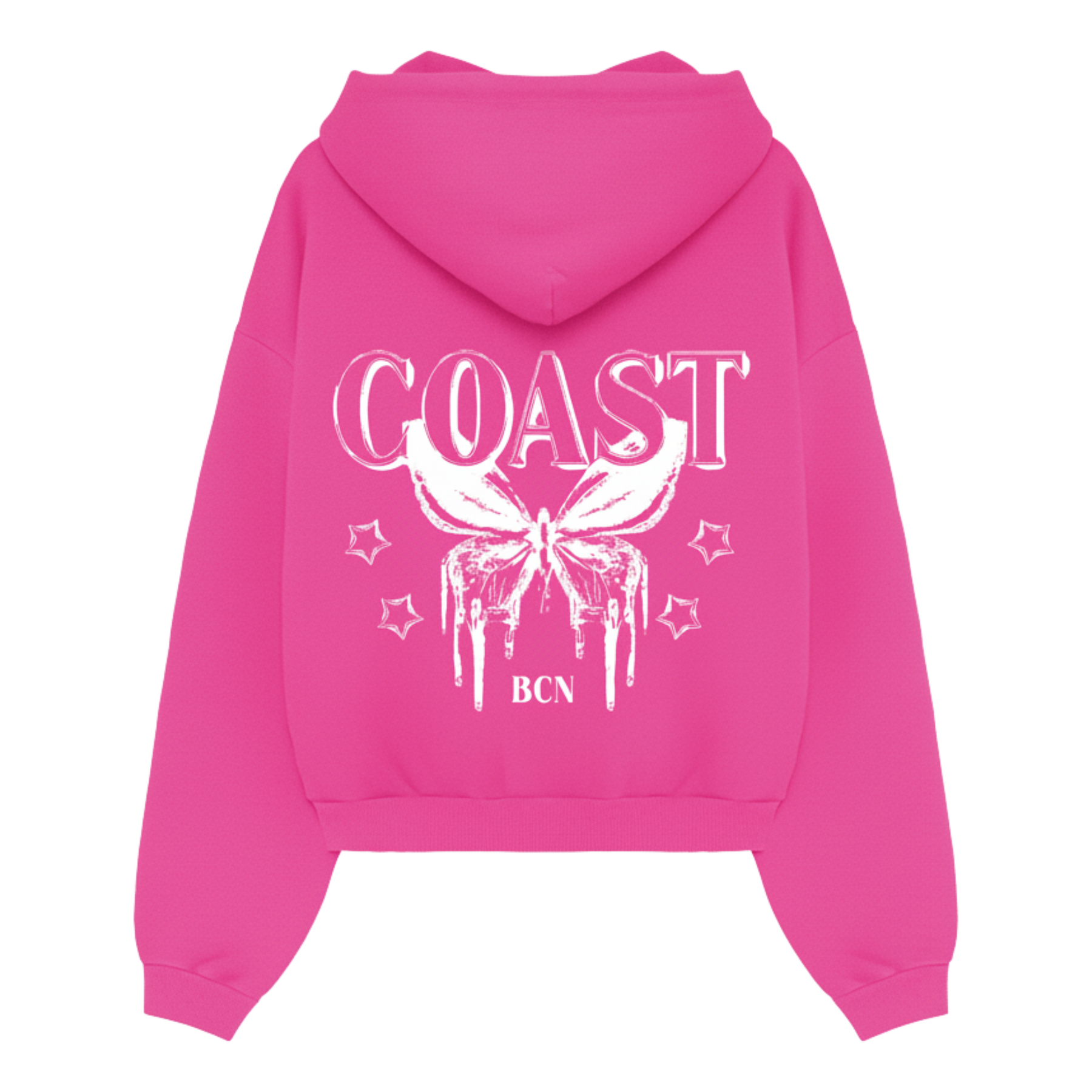 Pink Flake Hoodie CoastBcn