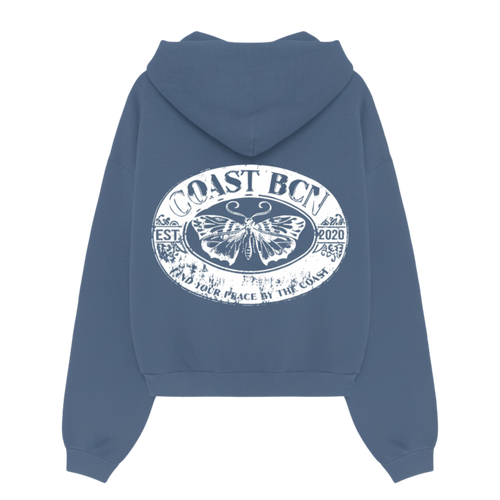 Light Blue Peace Hoodie CoastBcn