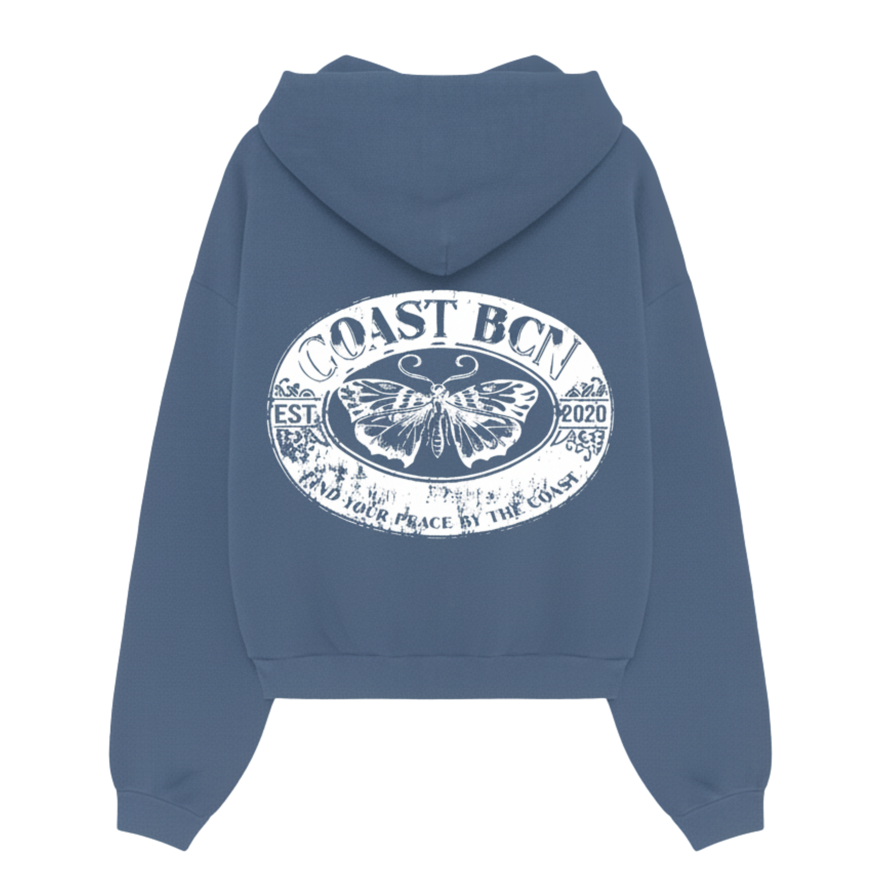 Light Blue Peace Hoodie CoastBcn