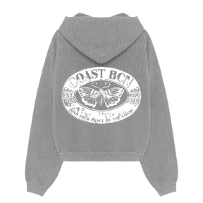 Gray Peace Hoodie CoastBcn