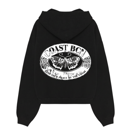 Black Peace Hoodie CoastBcn
