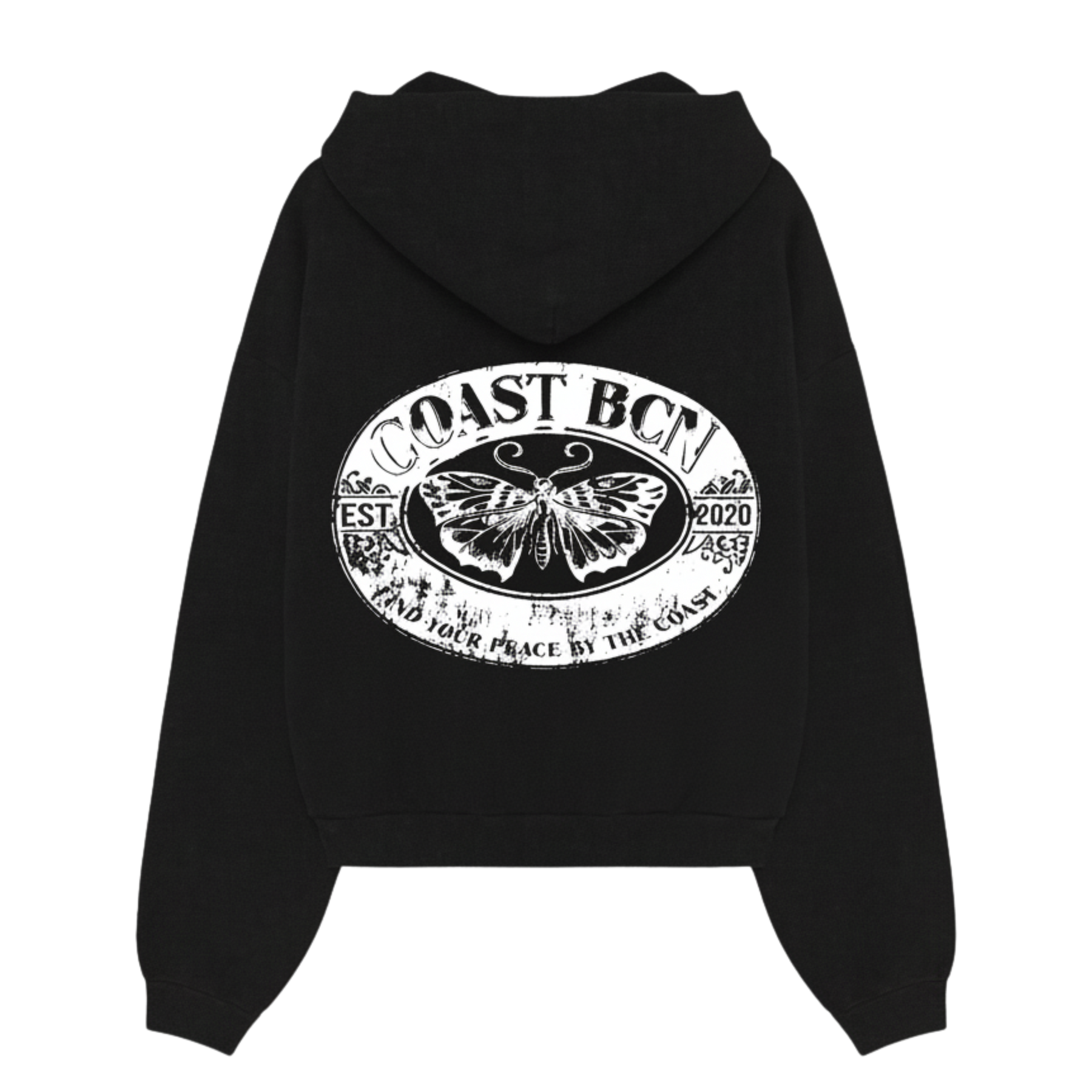 Black Peace Hoodie CoastBcn