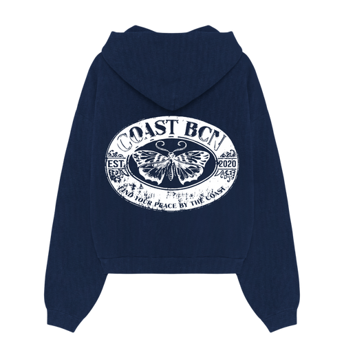 Navy Peace Hoodie CoastBcn