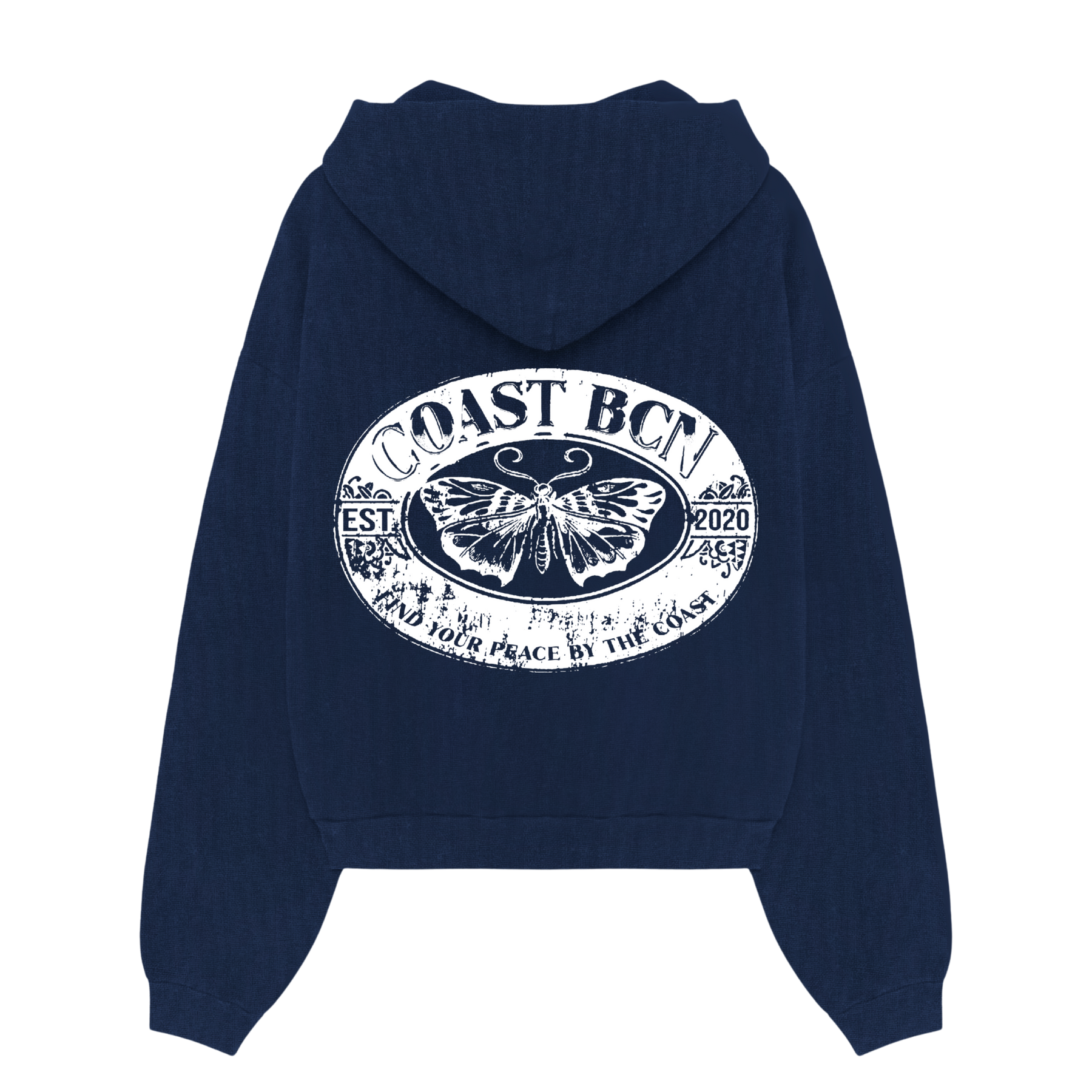 Navy Peace Hoodie CoastBcn