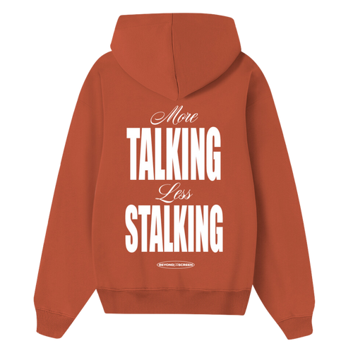 Orange Less Stalking Hoodie CoastBcn