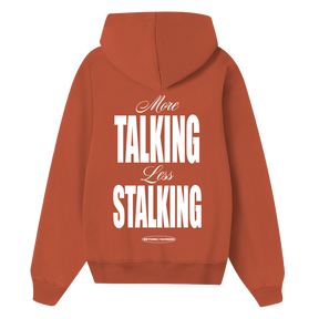 Orange Less Stalking Hoodie CoastBcn
