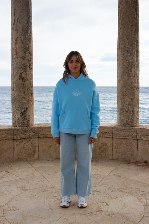 Baby Blue Therapy Hoodie CoastBcn