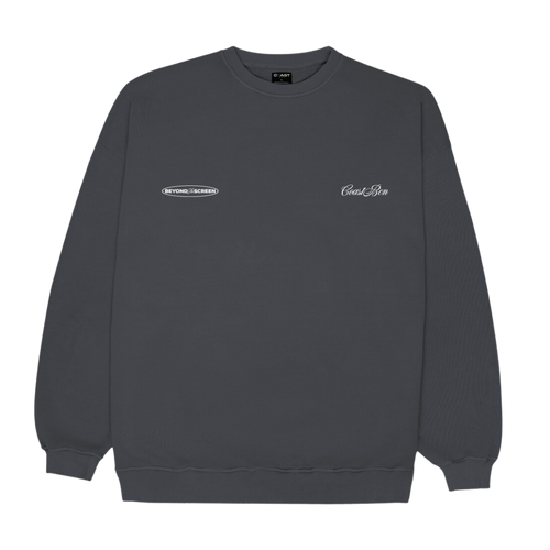 Gray Less Stalking Sweatshirt CoastBcn
