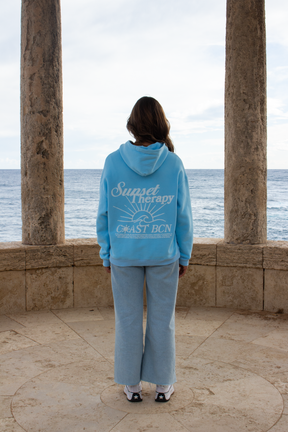 Baby Blue Therapy Hoodie CoastBcn