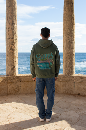 Green Costa Brava Hoodie CoastBcn