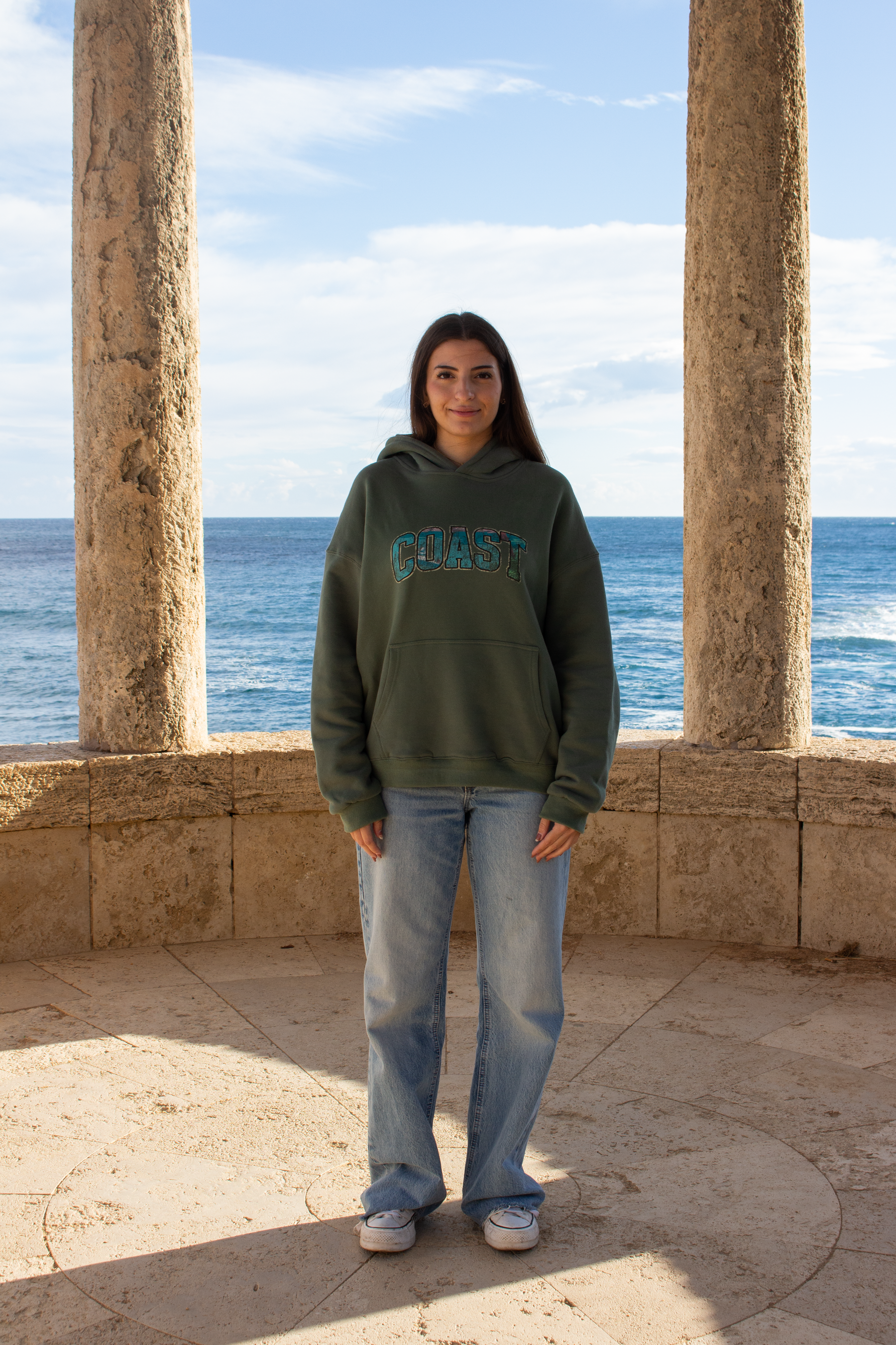 Green Costa Brava Hoodie CoastBcn