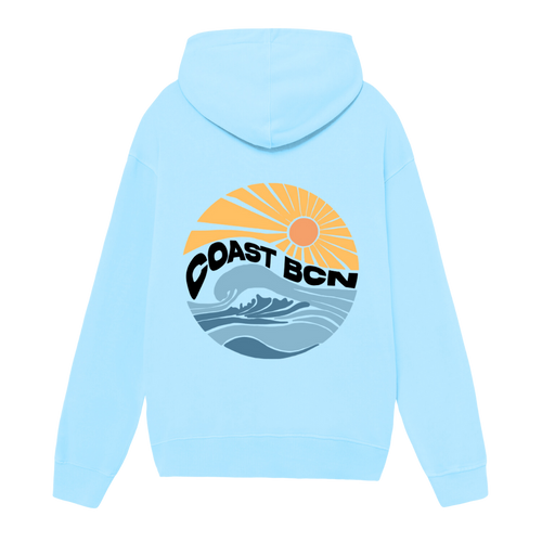 Baby Blue Outer Hoodie CoastBcn