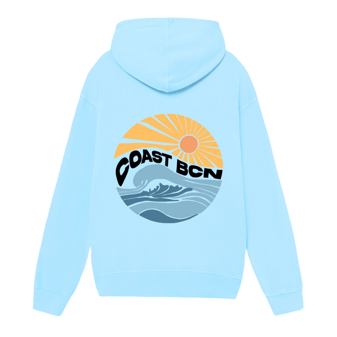 Baby Blue Outer Hoodie CoastBcn