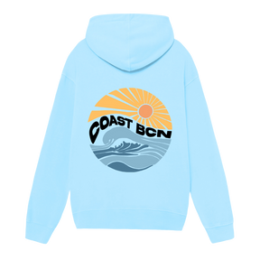 Baby Blue Outer Hoodie CoastBcn