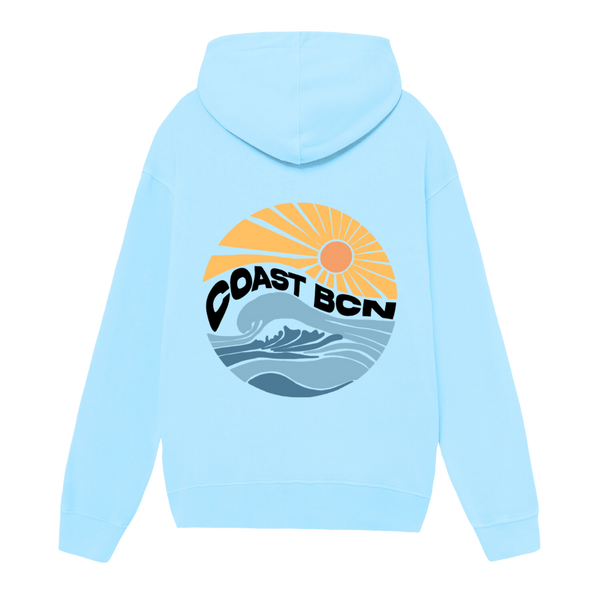 Baby Blue Outer Hoodie CoastBcn