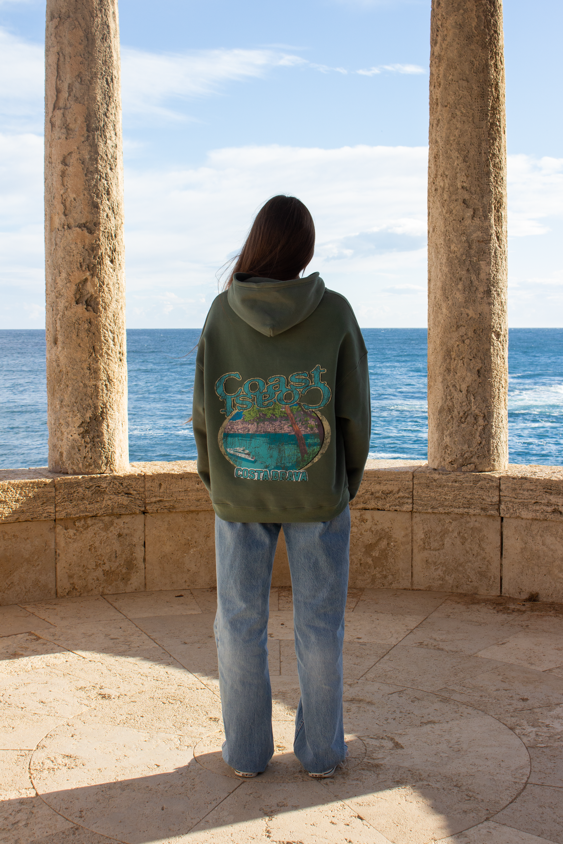 Green Costa Brava Hoodie CoastBcn