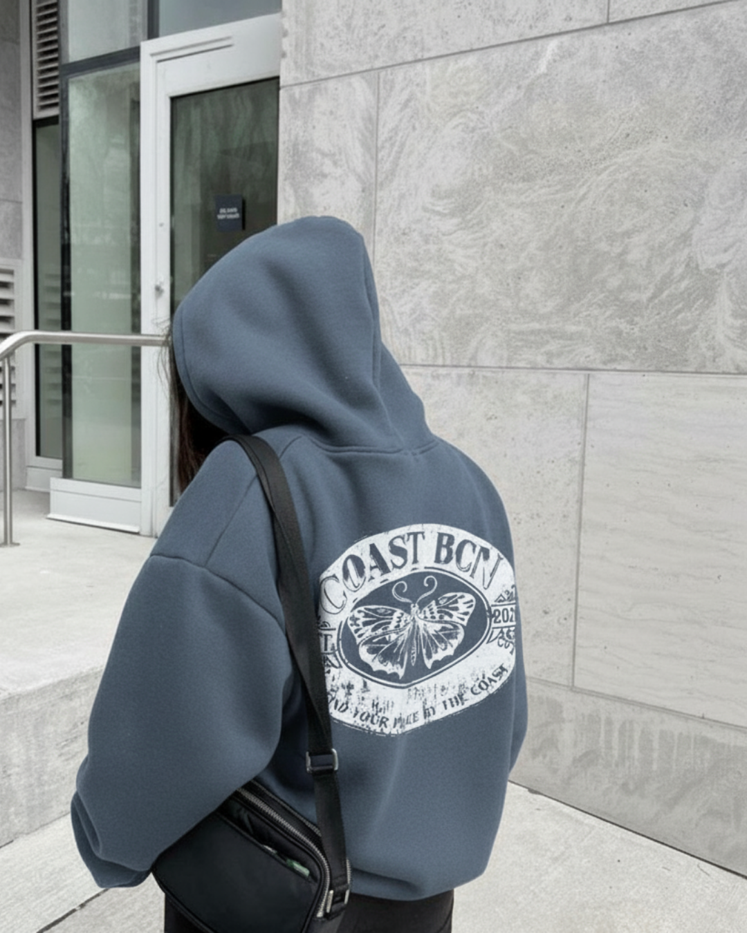 Black Peace Hoodie CoastBcn