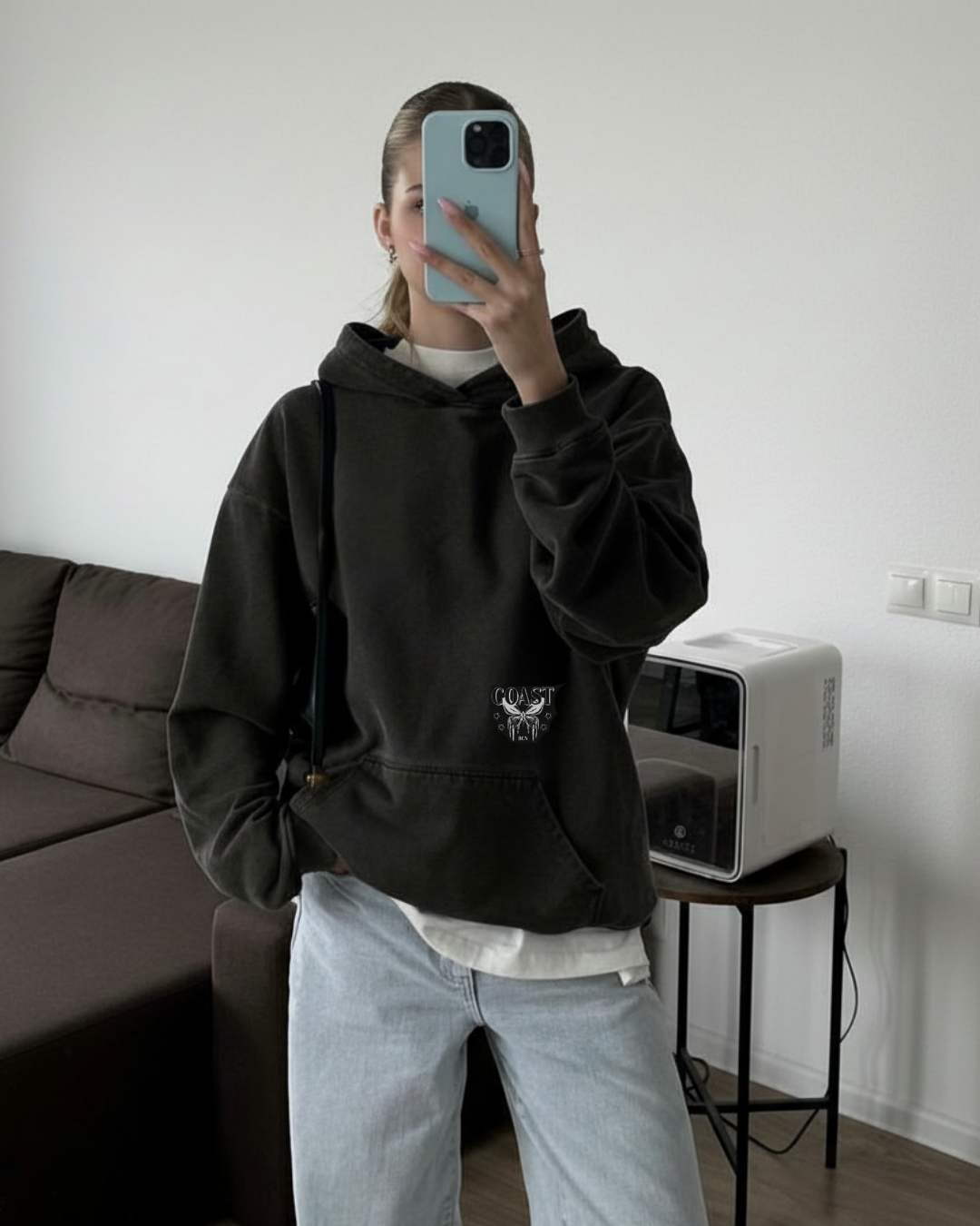 Black Flake Hoodie CoastBcn