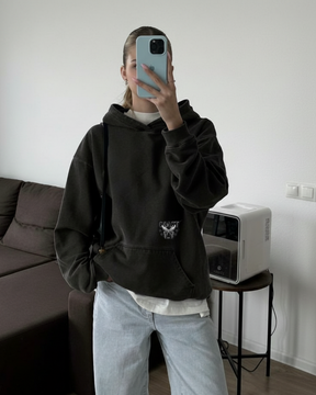 Black Flake Hoodie CoastBcn