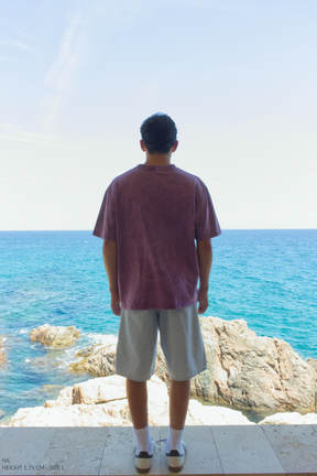 Purple Washed Icon T-shirt CoastBcn