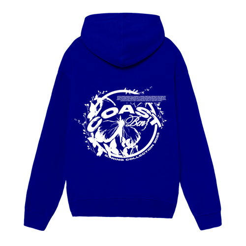 Electric Blue Progress Hoodie CoastBcn