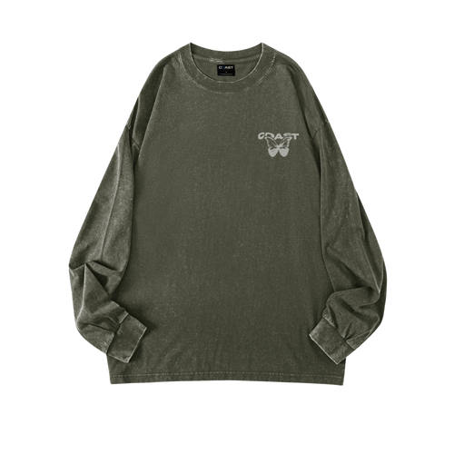 Green Half Tone Longsleeve CoastBcn