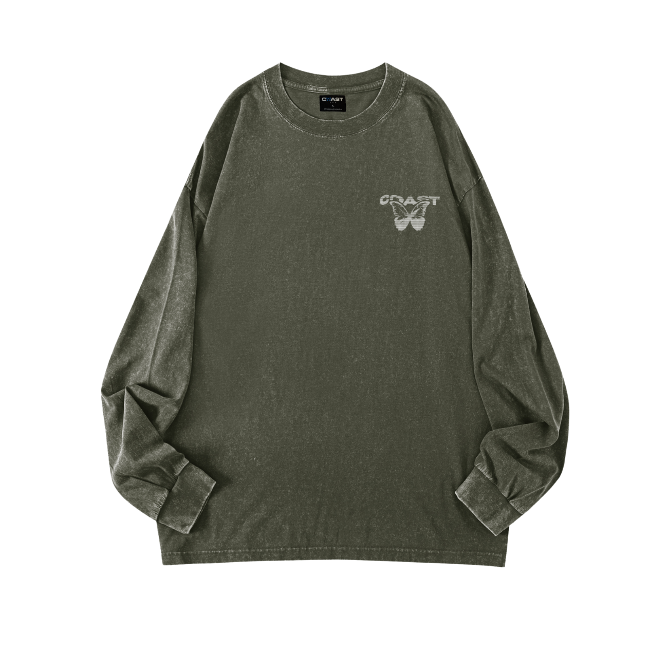Green Half Tone Longsleeve CoastBcn