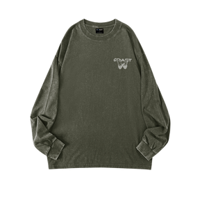 Green Half Tone Longsleeve CoastBcn