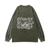 Green Half Tone Longsleeve CoastBcn