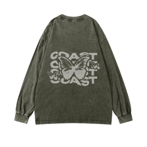 Green Half Tone Longsleeve CoastBcn